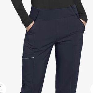 Cherokee Infinity Navy Blue Jogger Stretchy Scrub Pants Women’s Size XL